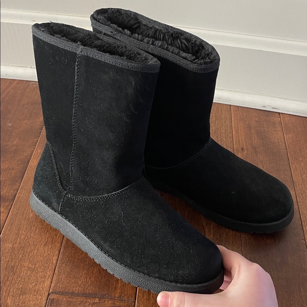 Women's Target Black Warm Boots